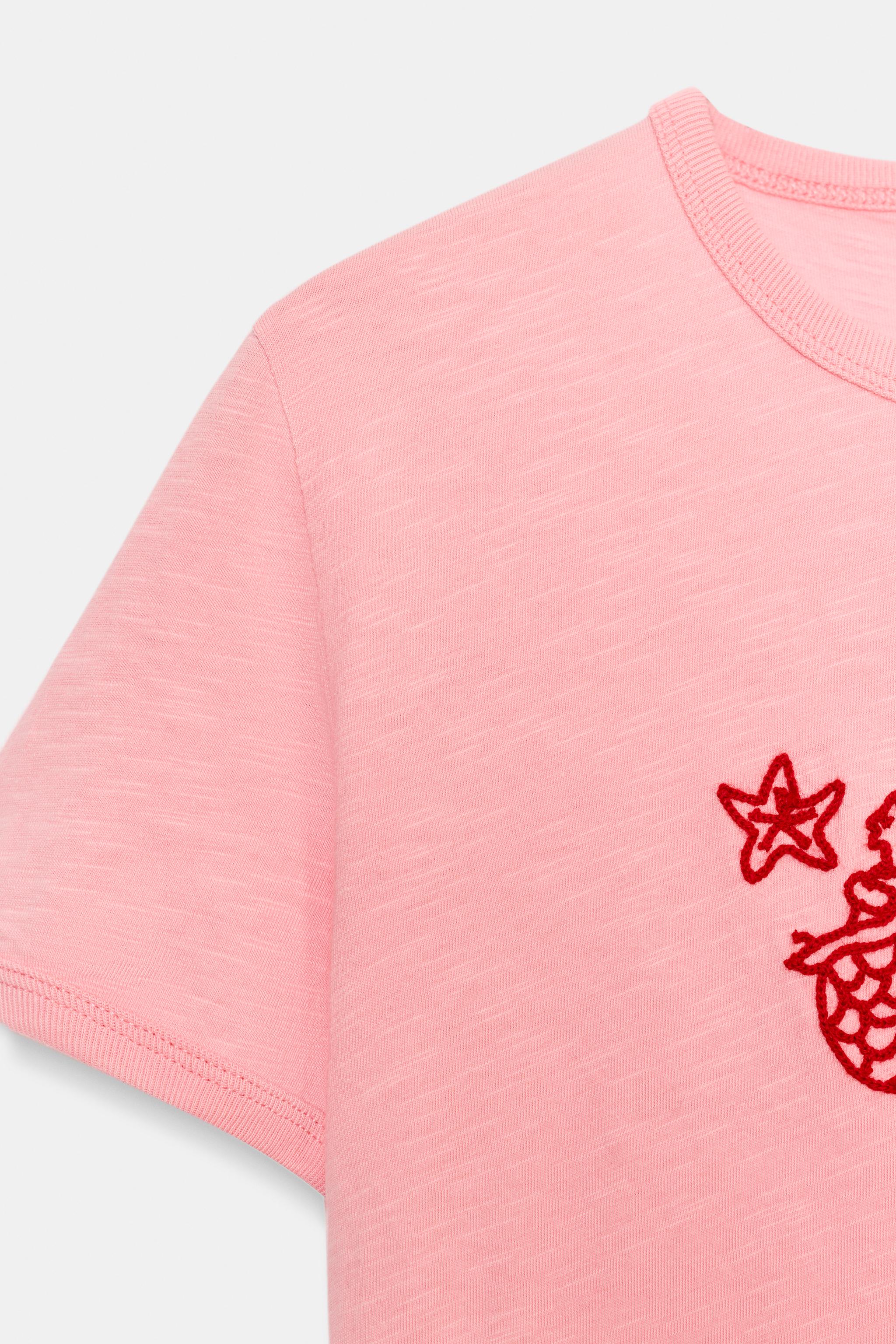 EMBROIDERED SHORT SLEEVE T-SHIRT